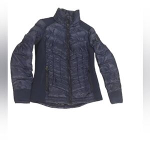 Michael Kors Women's Blue Down Fill Jacket Sz Small